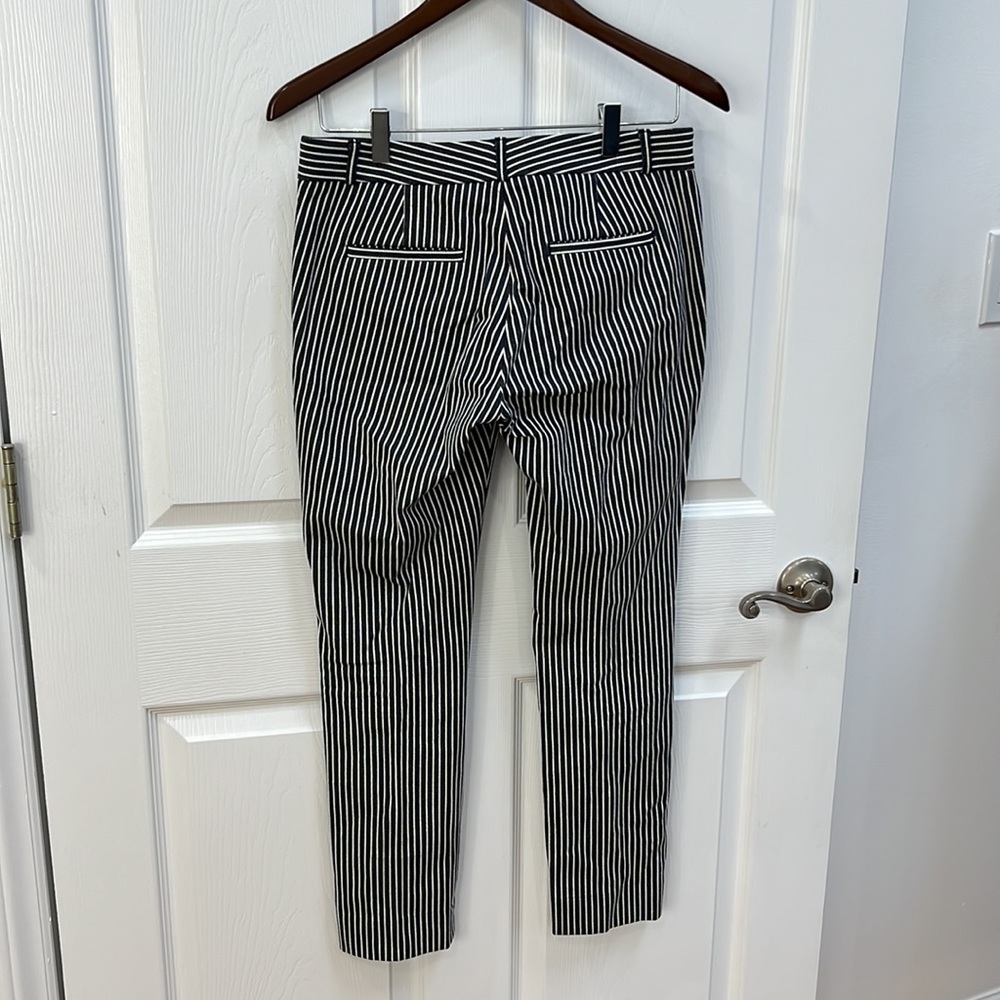 Banana Republic “Sloan” Blue and White Striped Dress Pant, size 2 - Picture 6 of 12